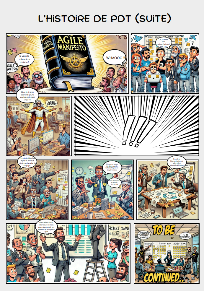 “👩‍🎨 Story telling d’une équipe par la bande dessinée ? 🤷‍♂️”